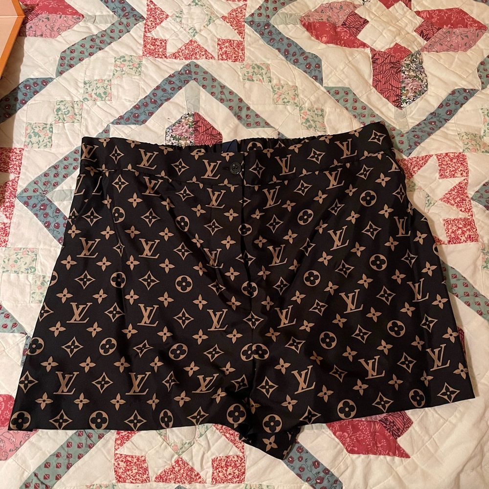 Louis Vuitton silk shorts